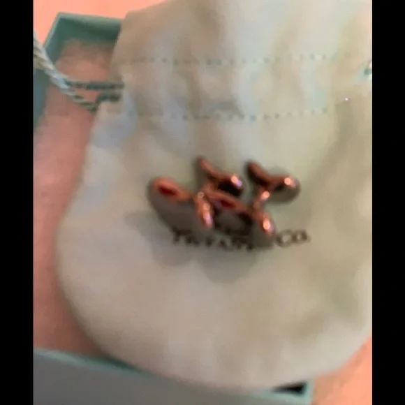 Authentic brand new Tiffany cufflinks with pouch.Rare and limited edition. Must!